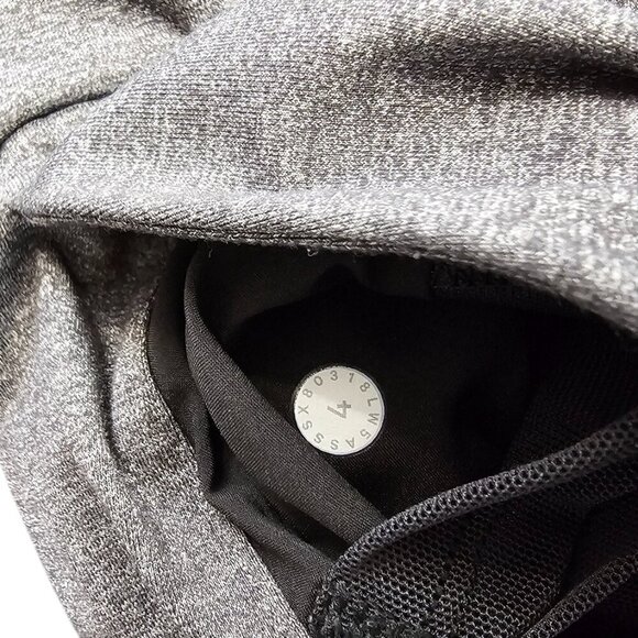 Lululemon Womerns On The Fly Pant 28" Heathered Grey Black, Luxtreme, Size 4 - Picture 8 of 10